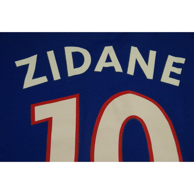 Maillot équipe de France vintage domicile enfant #10 ZIDANE 2000-2001 - Adidas - Equipe de France