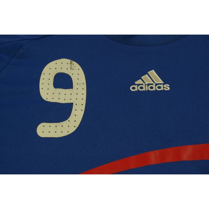 Maillot domicile vintage équipe de France #9 Benzema saison 2008-2009