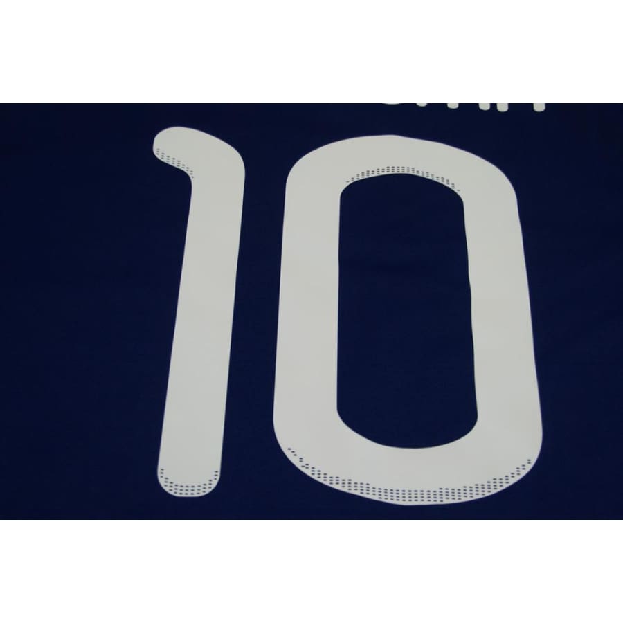 Maillot équipe de FRANCE ADIDAS vintage shirt BENZEMA n°9 camiseta FFF bleu S