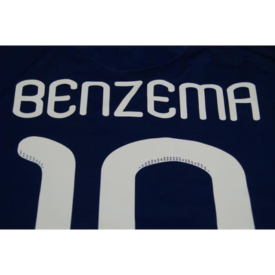 Maillot équipe de France vintage domicile N°10 BENZEMA 2010-2011 - Adidas - Equipe de France