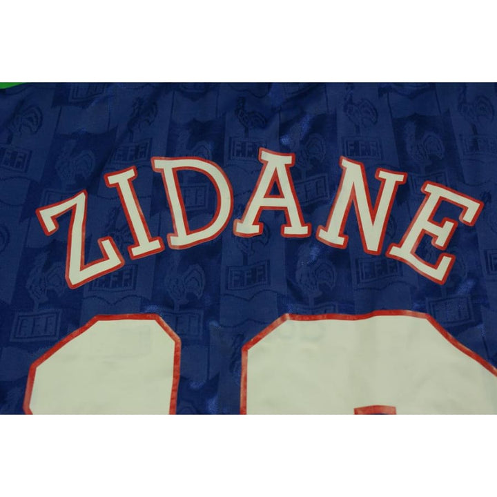 Maillot Collector Equipe De France Zidane N°10 - Saison 1996/97 (occasion, état Moyen)