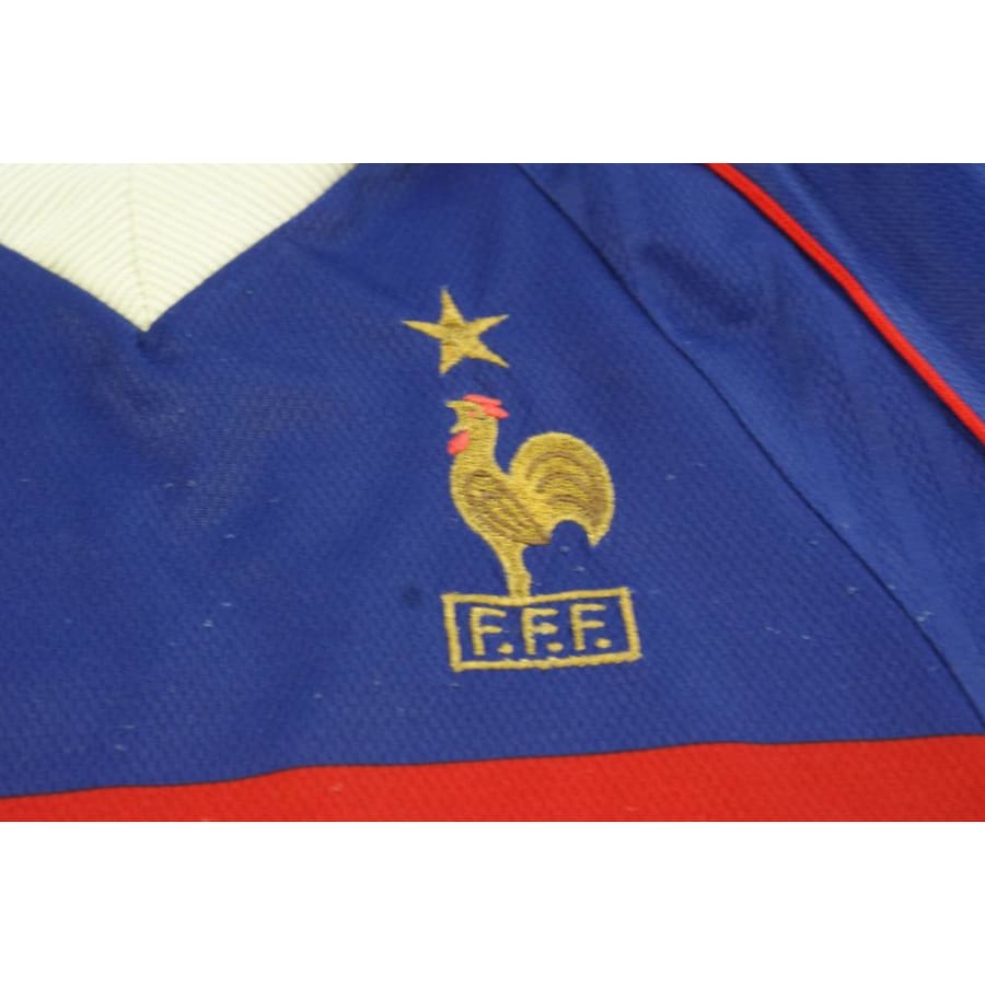 Maillot équipe de France vintage domicile N°10 ZIDANE 1998-1999 - Adidas - Equipe de France