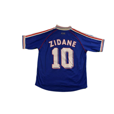 Maillot équipe de France vintage domicile N°10 ZIDANE 1998-1999 - Adidas - Equipe de France