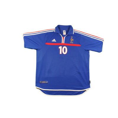 Maillot équipe de France vintage domicile N°10 ZIDANE 2000-2001 - Adidas - Equipe de France