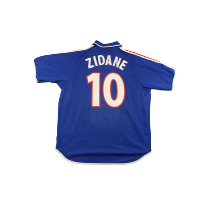 Maillot équipe de France vintage domicile N°10 ZIDANE 2000-2001 - Adidas - Equipe de France