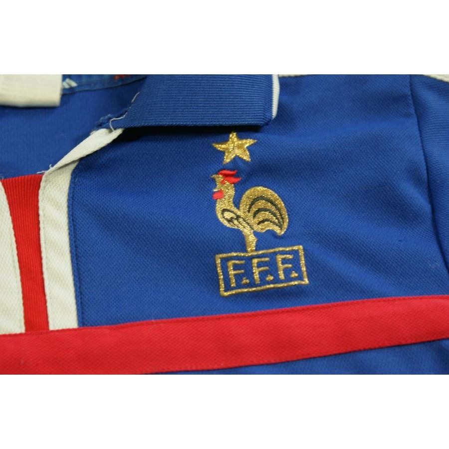 Maillot équipe de France vintage domicile N°10 ZIDANE 2000-2001 - Adidas - Equipe de France