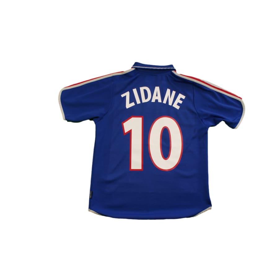 Maillot équipe de France vintage domicile N°10 ZIDANE 2000-2001 - Adidas - Equipe de France