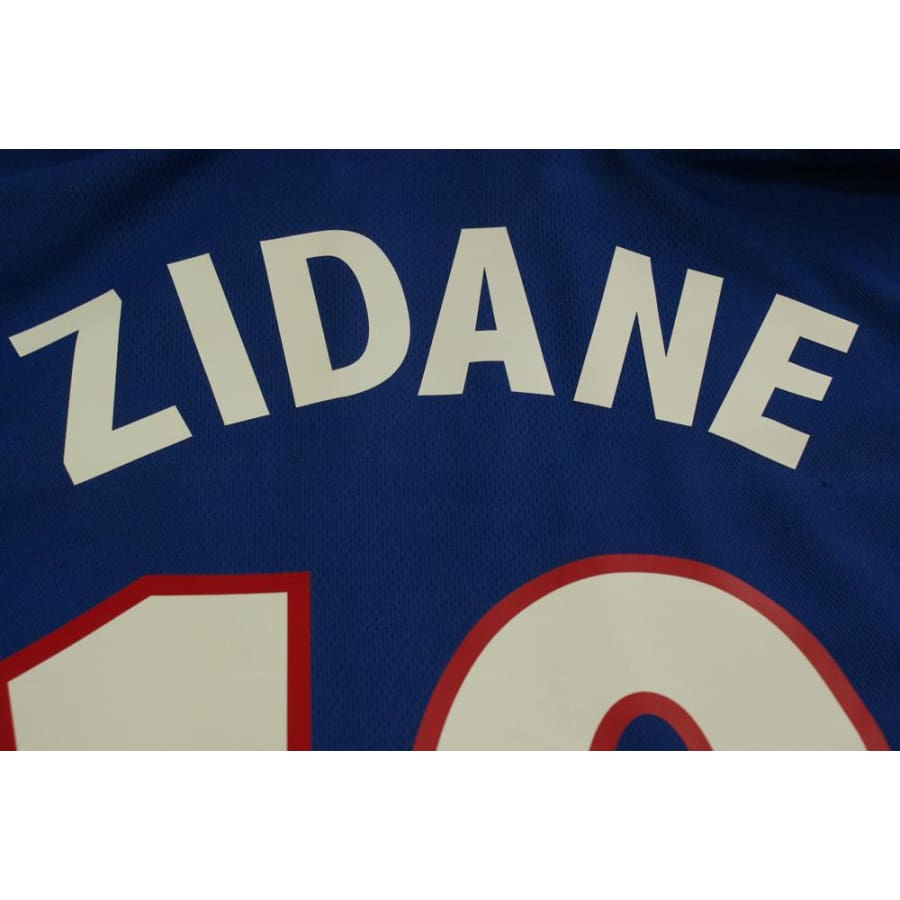 Maillot équipe de France vintage domicile N°10 ZIDANE 2000-2001 - Adidas - Equipe de France