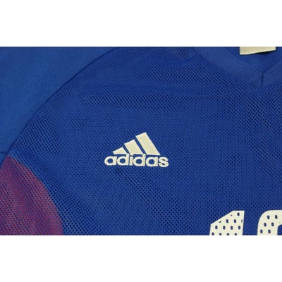 Maillot équipe de France vintage domicile N°10 ZIDANE 2002-2003 - Adidas - Equipe de France