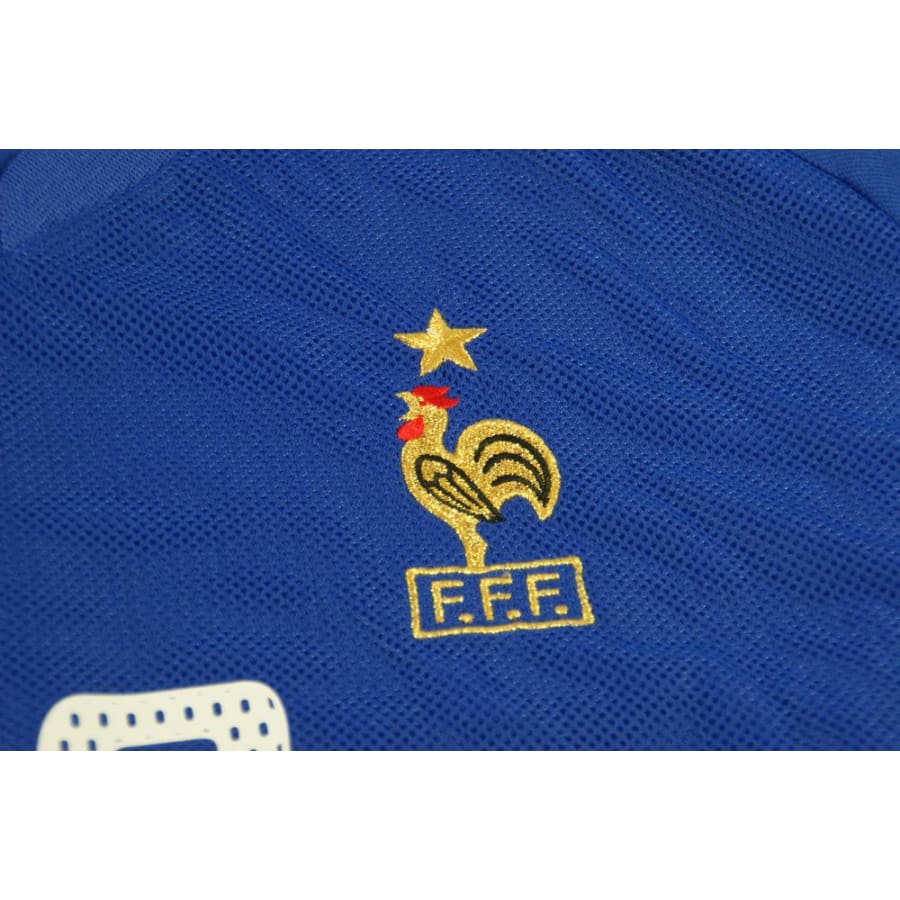 Maillot équipe de France vintage domicile N°10 ZIDANE 2002-2003 - Adidas - Equipe de France