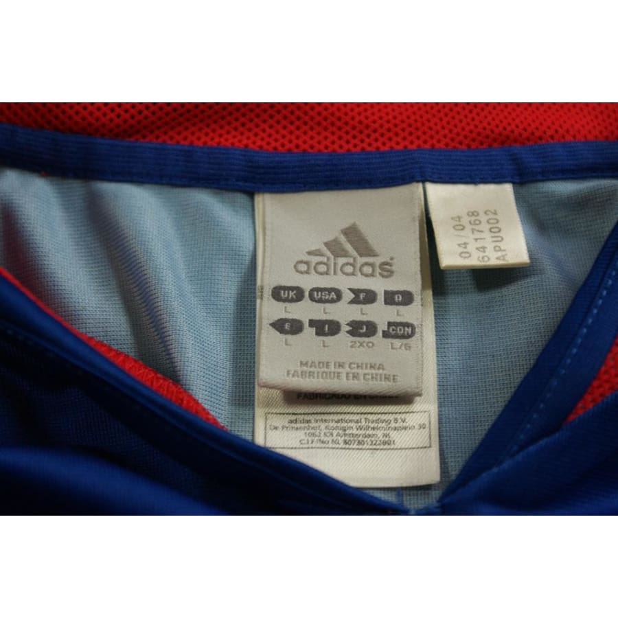 Maillot équipe de France vintage domicile N°10 ZIDANE 2004-2005 - Adidas - Equipe de France