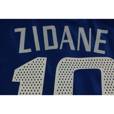 Maillot équipe de France vintage domicile N°10 ZIDANE 2004-2005 - Adidas - Equipe de France