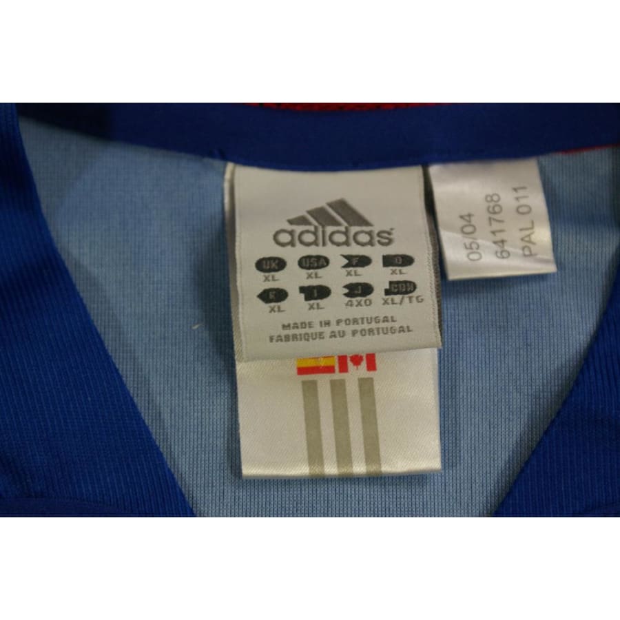 Maillot équipe de France vintage domicile N°10 ZIDANE 2004-2005 - Adidas - Equipe de France