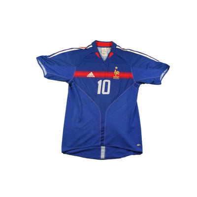 Maillot équipe de France vintage domicile N°10 ZIDANE 2004-2005 - Adidas - Equipe de France