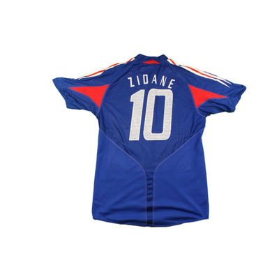 Maillot équipe de France vintage domicile N°10 ZIDANE 2004-2005 - Adidas - Equipe de France