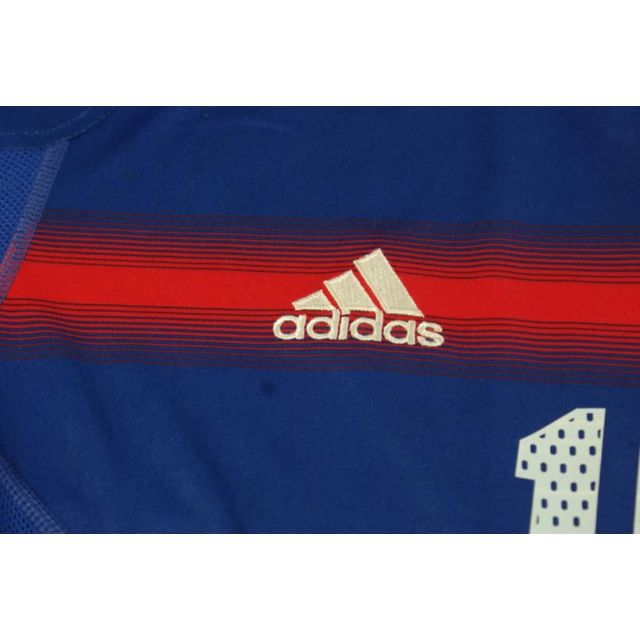 Maillot équipe de France vintage domicile N°10 ZIDANE 2004-2005 - Adidas - Equipe de France