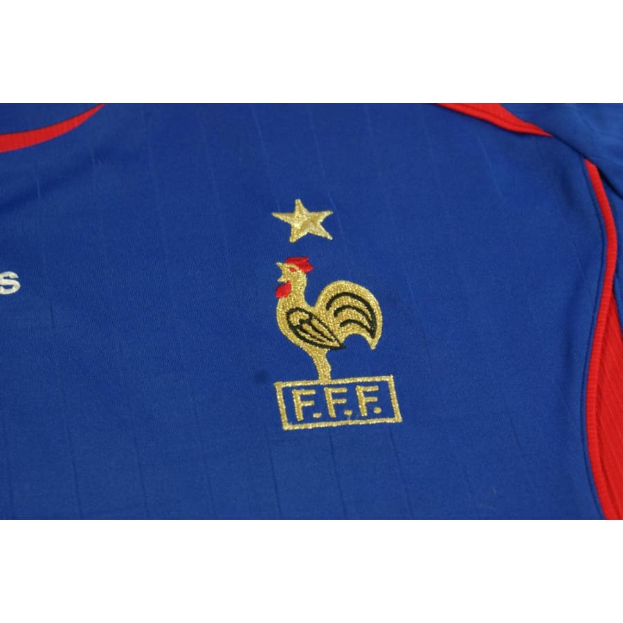 Maillot équipe de France vintage domicile N°10 ZIDANE 2006-2007 - Adidas - Equipe de France