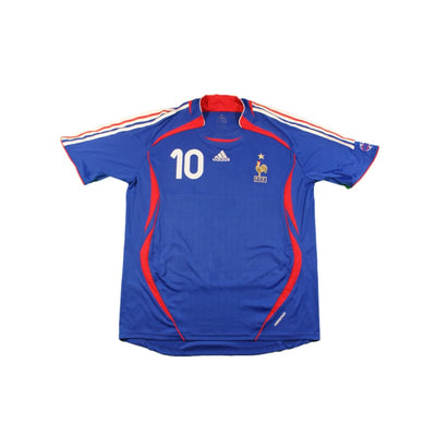 Maillot équipe de France vintage domicile N°10 ZIDANE 2006-2007 - Adidas - Equipe de France