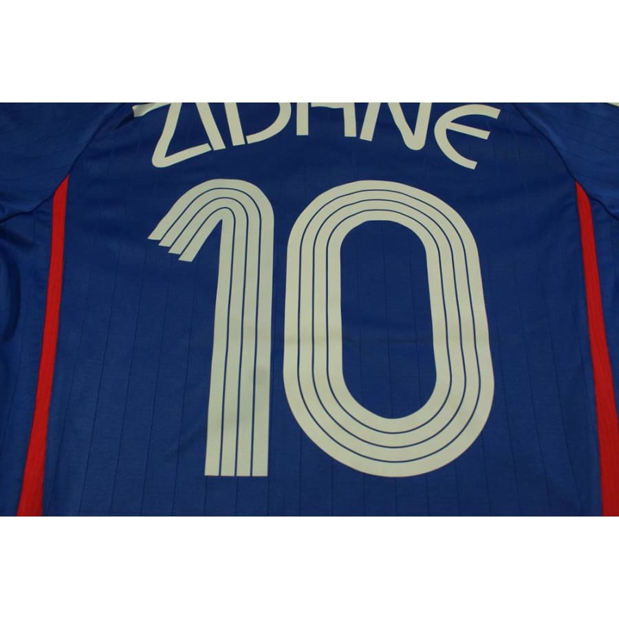 Maillot équipe de France vintage domicile N°10 ZIDANE 2006-2007 - Adidas - Equipe de France