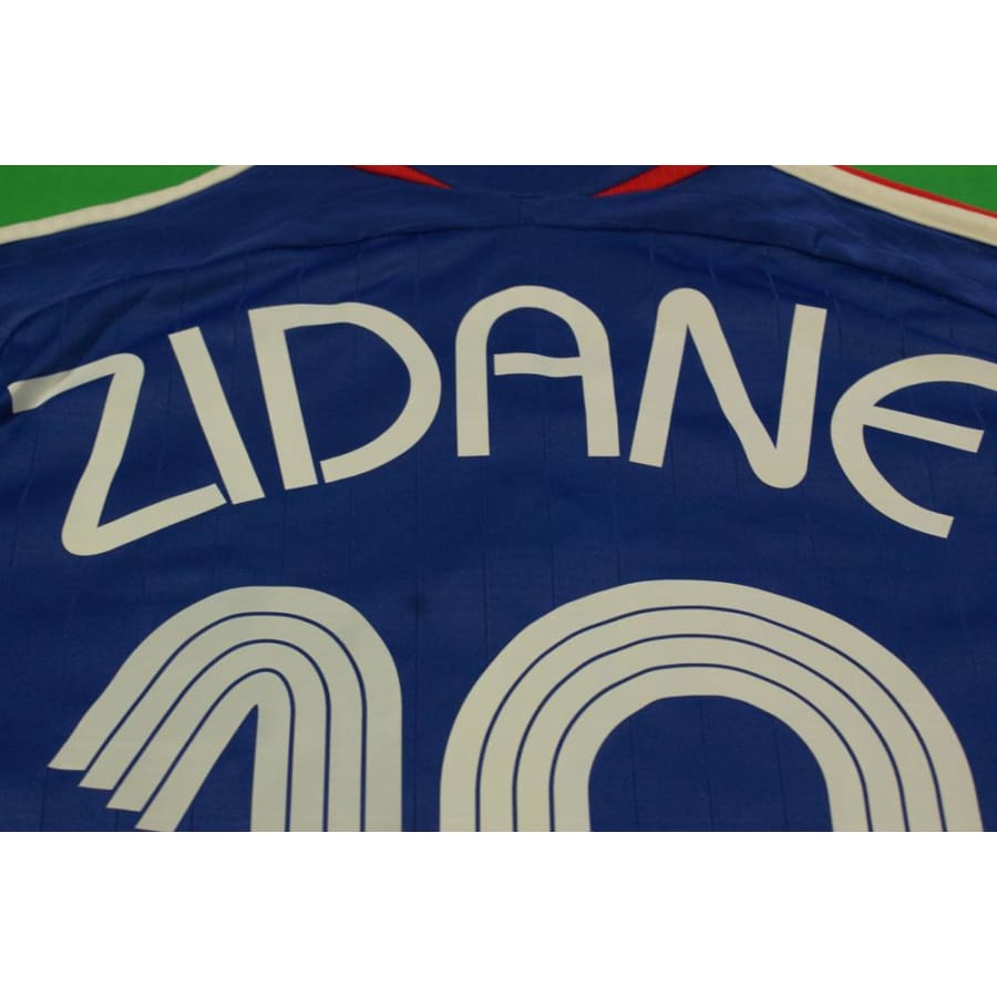 Maillot équipe de France vintage domicile N°10 ZIDANE 2006-2007 - Adidas - Equipe de France