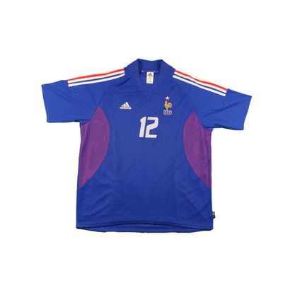 Maillot équipe de France vintage domicile N°12 HENRY 2002-2003 - Adidas - Equipe de France