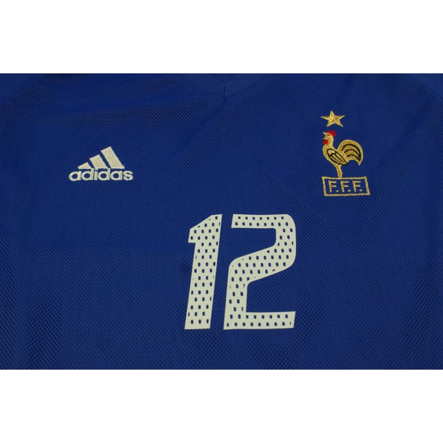 Maillot équipe de France vintage domicile N°12 HENRY 2002-2003 - Adidas - Equipe de France