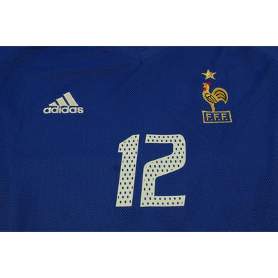 Maillot équipe de France vintage domicile N°12 HENRY 2002-2003 - Adidas - Equipe de France