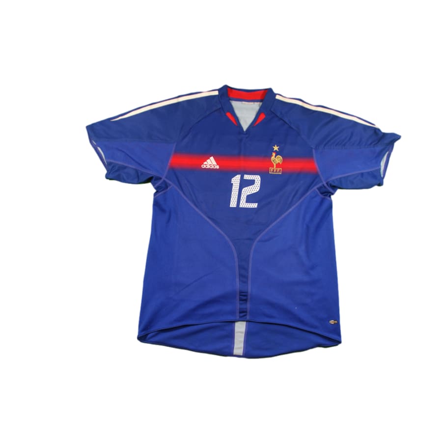 Maillot équipe de France vintage domicile N°12 HENRY 2004-2005 - Adidas - Equipe de France