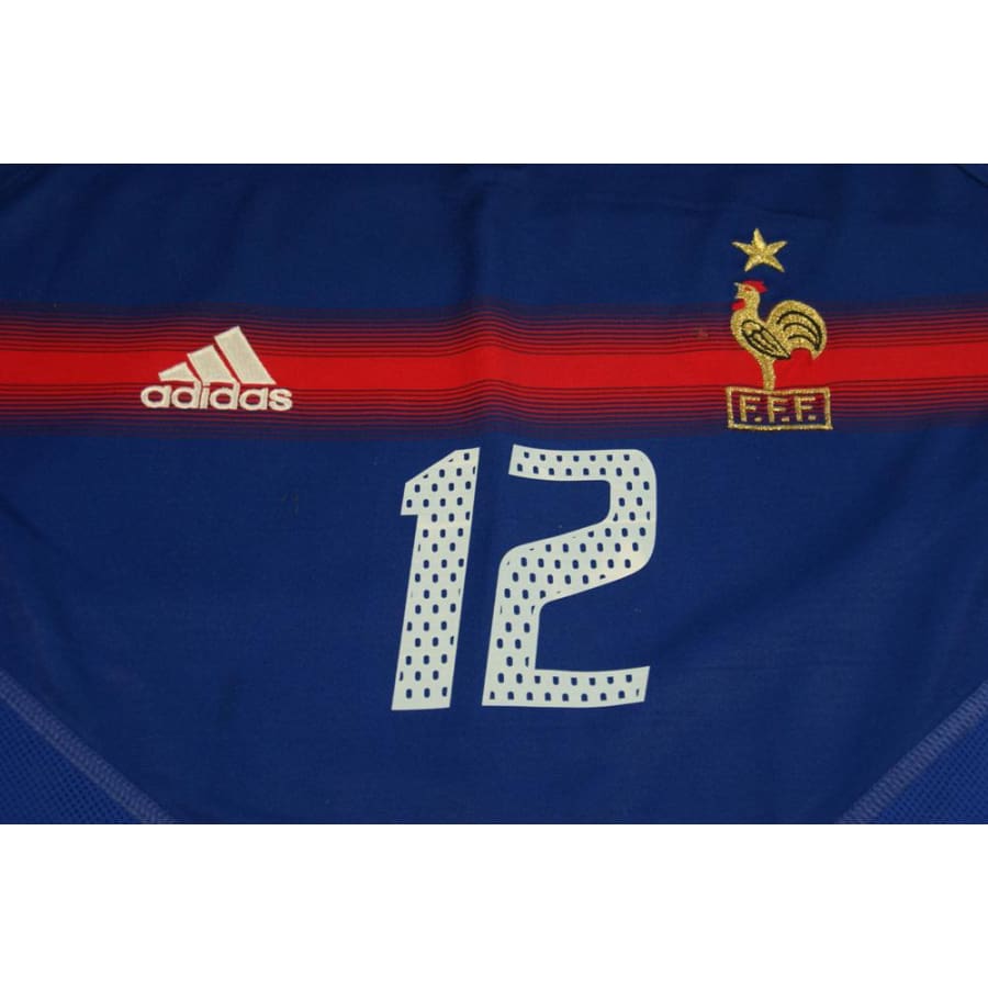 Maillot équipe de France vintage domicile N°12 HENRY 2004-2005 - Adidas - Equipe de France