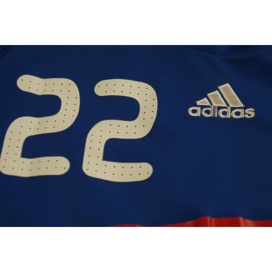 Maillot équipe de France vintage domicile N°22 RIBERY 2008-2009 - Adidas - Equipe de France