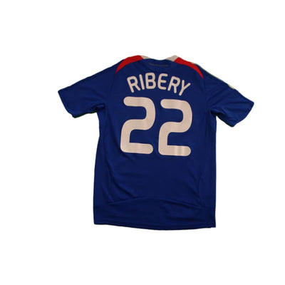 Maillot équipe de France vintage domicile N°22 RIBERY 2008-2009 - Adidas - Equipe de France