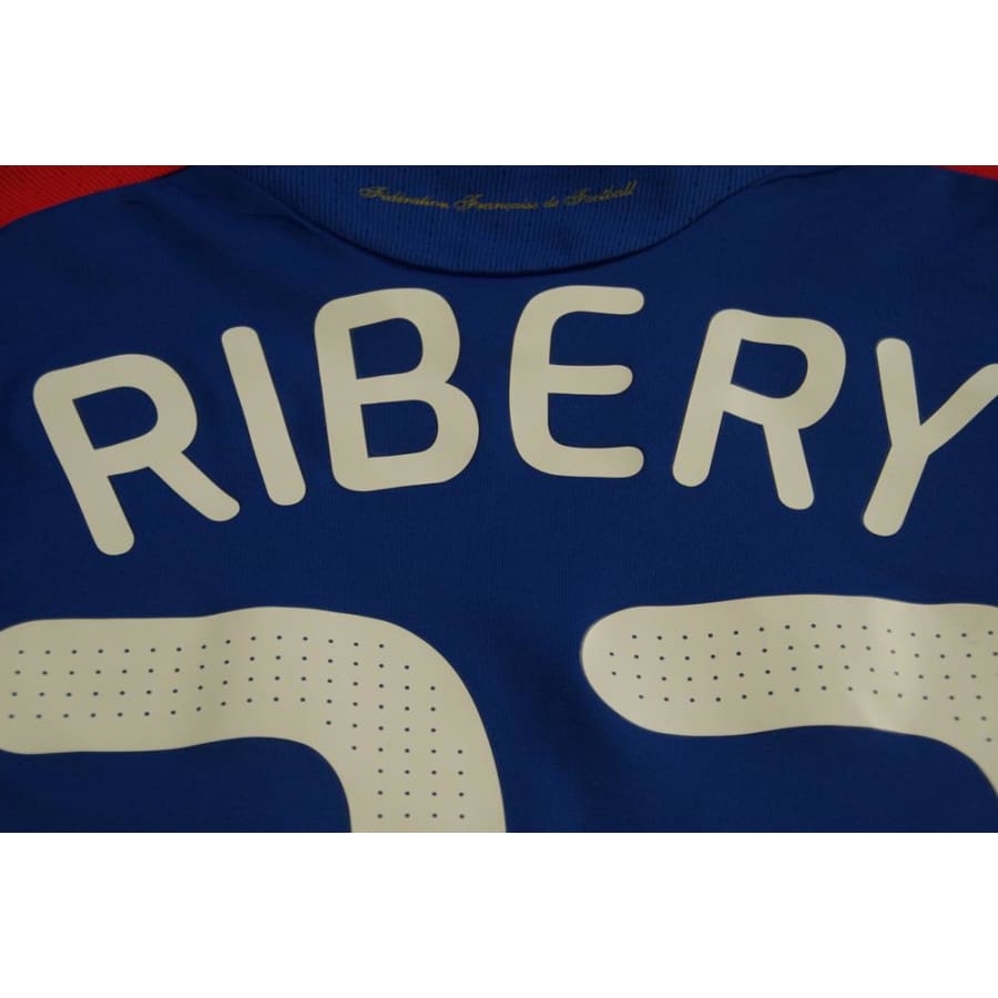 Maillot équipe de France vintage domicile N°22 RIBERY 2008-2009 - Adidas - Equipe de France