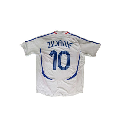 Maillot Equipe de France vintage extérieur #10 Zidane 2005-2006 - Adidas - Equipe de France