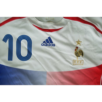 Maillot Equipe de France vintage extérieur #10 Zidane 2005-2006 - Adidas - Equipe de France