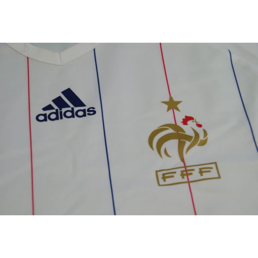 Maillot EQUIPE DE FRANCE 1986 Coton Home Vintage Adidas Jersey Football - S | UK