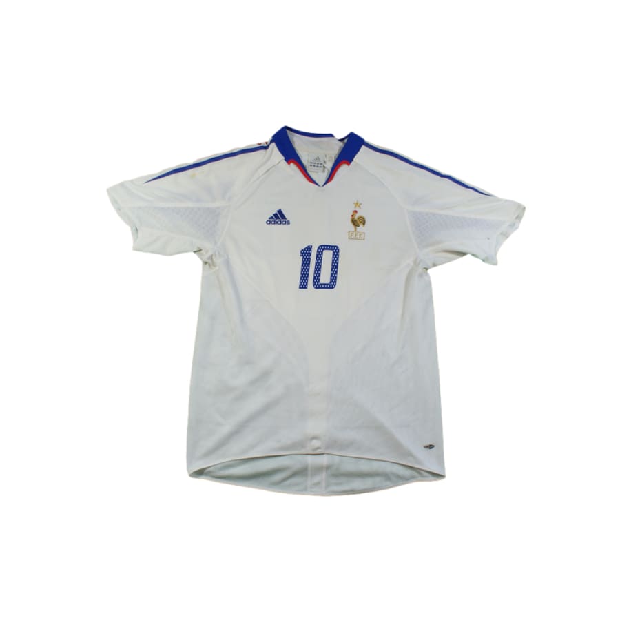 Maillot équipe De France Extérieur 2002-2003 – N°10 Zidane – Taille XL – Occasion