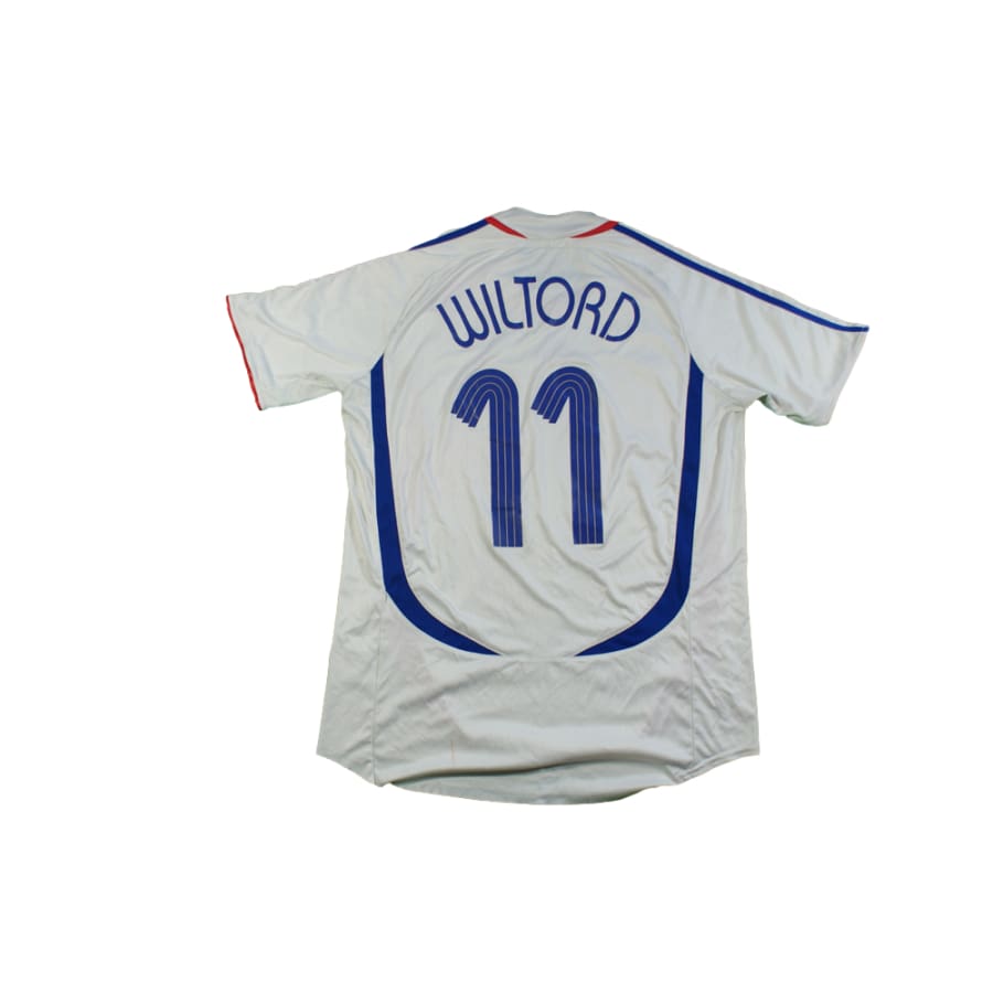 Maillot équipe de France vintage extérieur N°11 WILTORD 2006-2007 - Adidas - Equipe de France