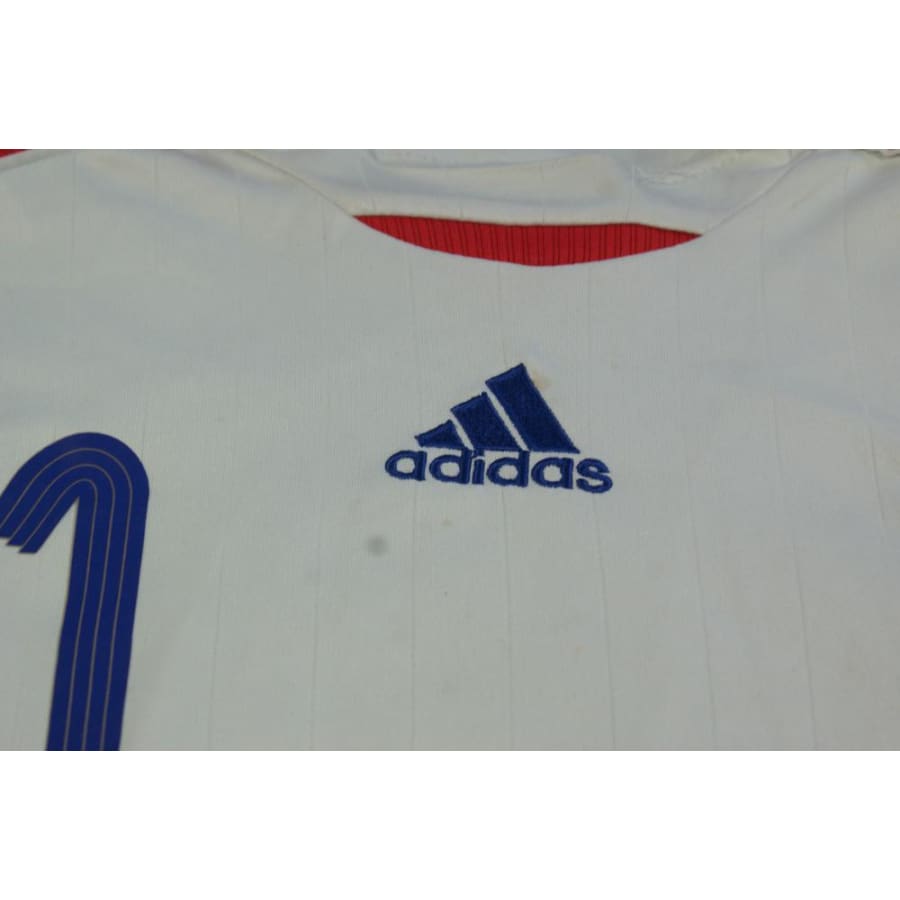 Maillot équipe de France vintage extérieur N°11 WILTORD 2006-2007 - Adidas - Equipe de France