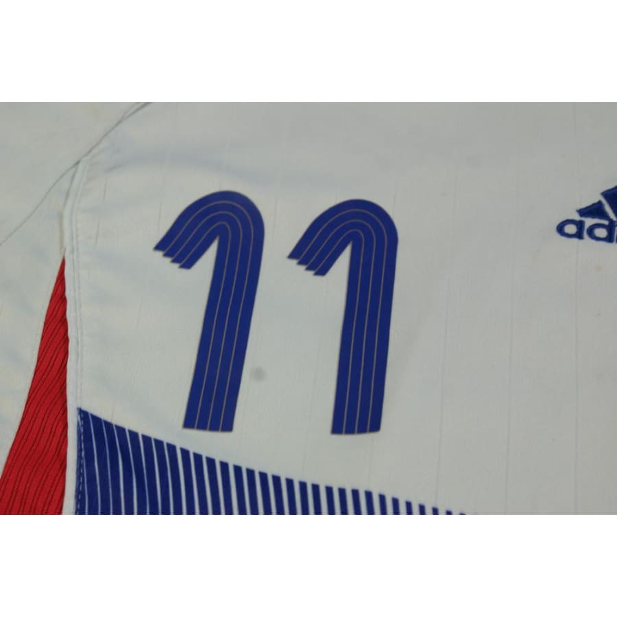 Maillot équipe de France vintage extérieur N°11 WILTORD 2006-2007 - Adidas - Equipe de France