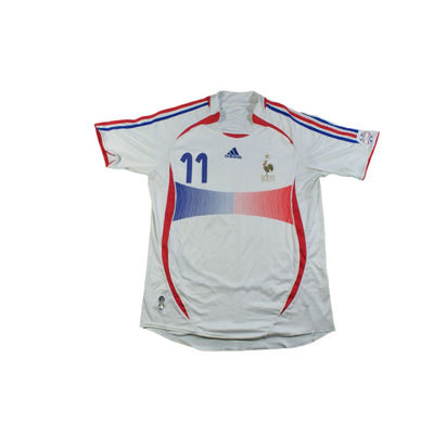 Maillot équipe de France vintage extérieur N°11 WILTORD 2006-2007 - Adidas - Equipe de France