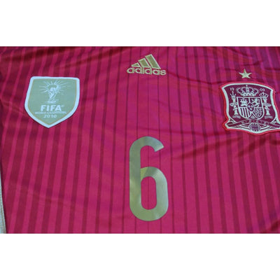 Maillot Espagne domicile N°6 A.INIESTA 2014-2015 - Adidas - Espagne