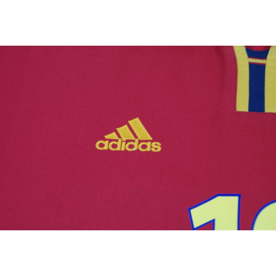 Maillot Espagne vintage domicile #10 RAUL 2000-2001 - Adidas - Espagne