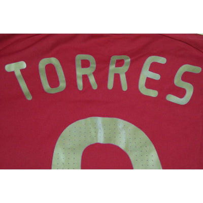 Maillot Espagne vintage domicile #9 TORRES 2009-2010 - Adidas - Espagne