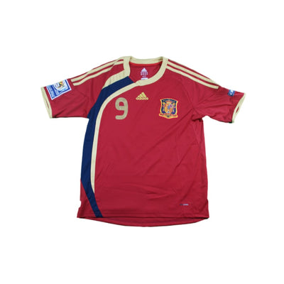 Maillot Espagne vintage domicile #9 TORRES 2009-2010 - Adidas - Espagne
