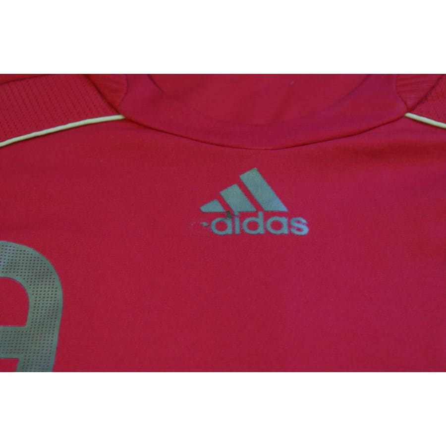 Maillot Espagne vintage domicile N°9 TORRES 2008-2009 - Adidas - Espagne