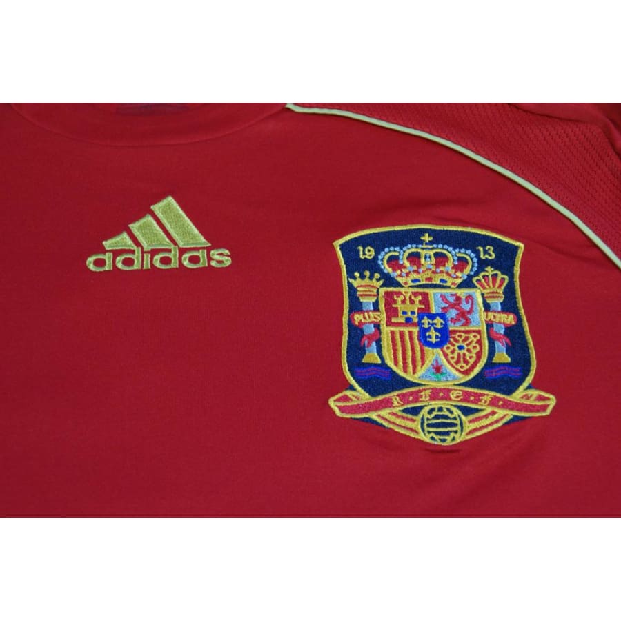 Maillot Espagne vintage domicile N°9 TORRES 2008-2009 - Adidas - Espagne