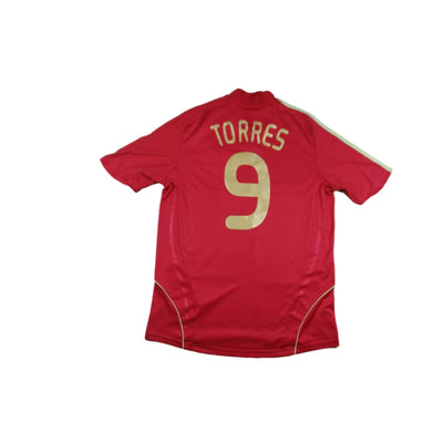 Maillot Espagne vintage domicile N°9 TORRES 2008-2009 - Adidas - Espagne