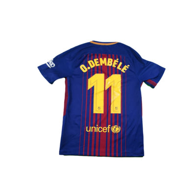 Maillot FC Barcelone domicile #11 DEMBELE 2017-2018 - Nike - Barcelone