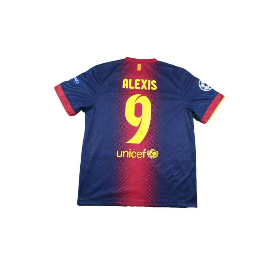 Maillot FC Barcelone domicile N°9 ALEXIS 2012-2013 - Nike - Barcelone