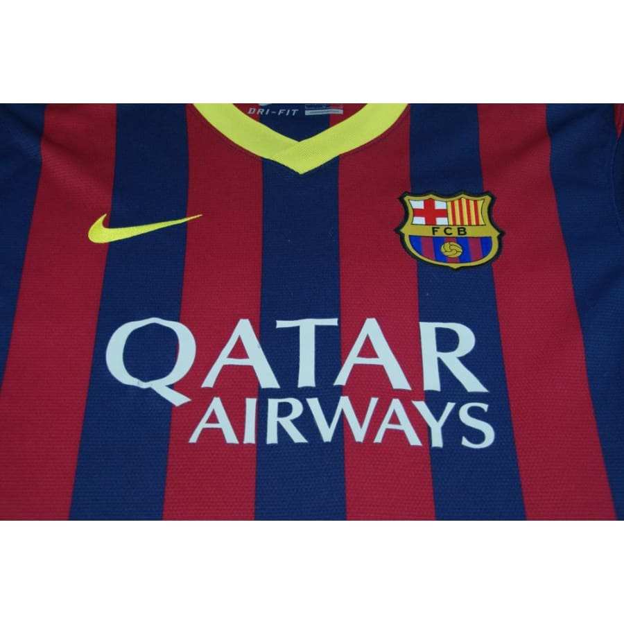 Maillot FC Barcelone domicile N°9 NOLLIBUS 2013-2014 - Nike - Barcelone